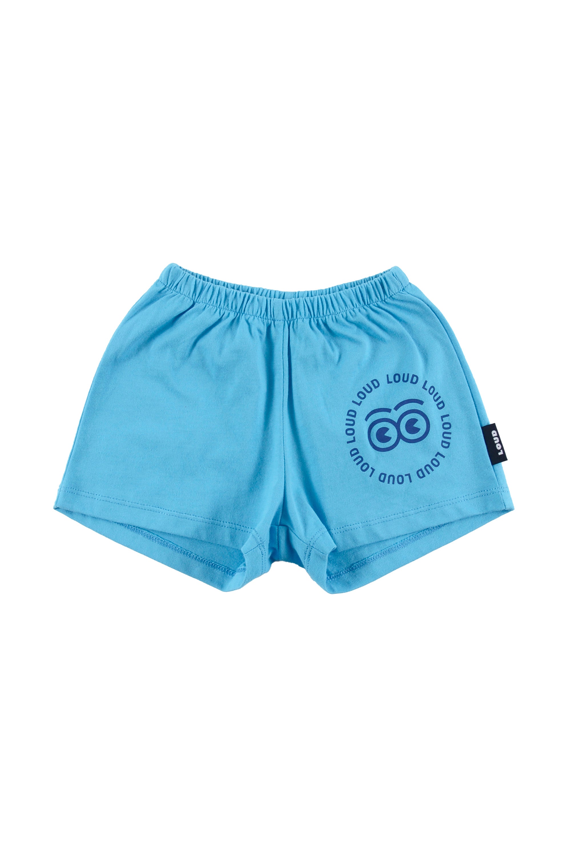 Loud Apparel Blue Print Shorts