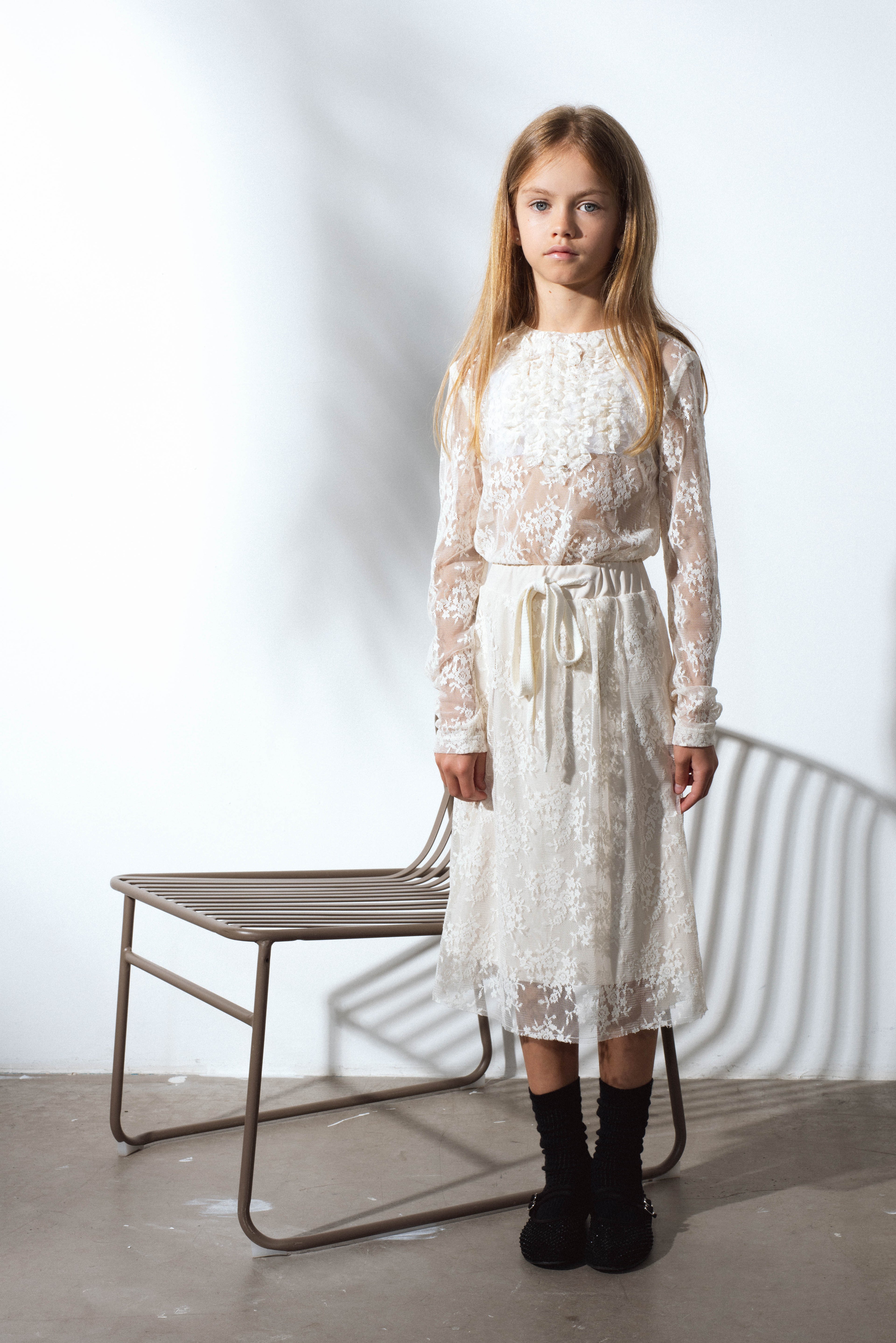Unlabel Vanilla Lace Pampero Skirt