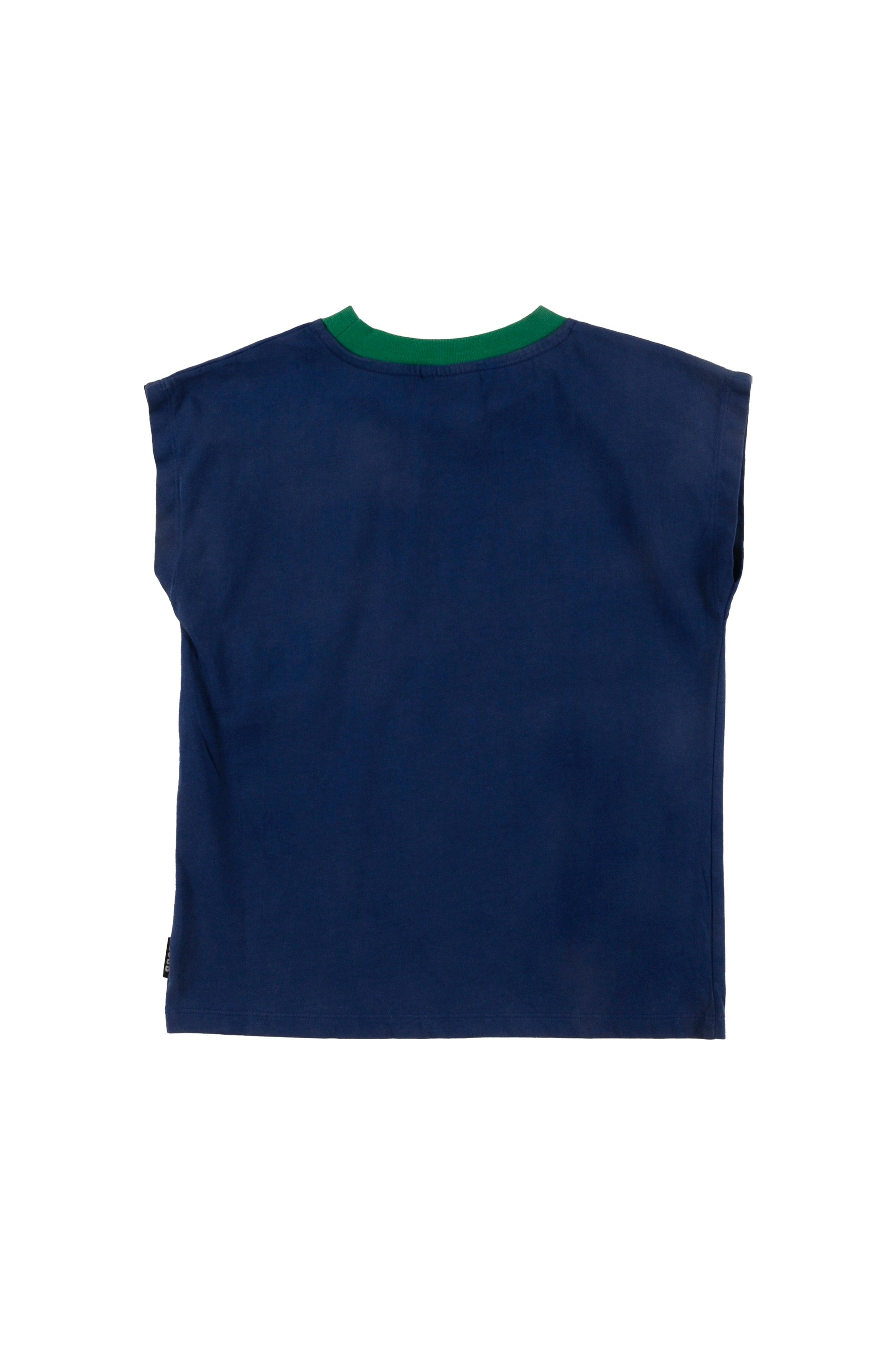 Loud Contrast Binding Neck T-Shirt