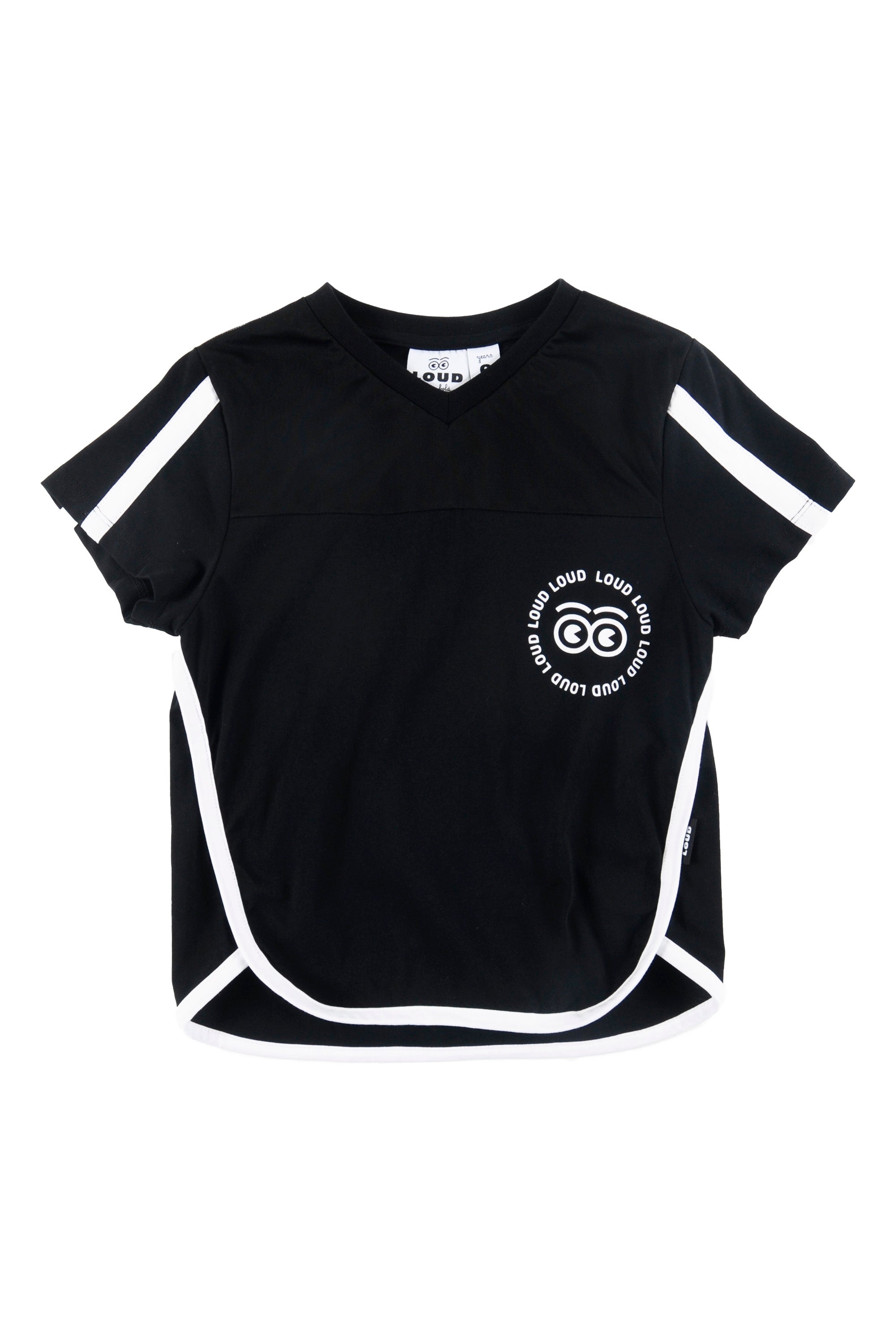 Loud Apparel Black Relaxed Fit T-Shirt