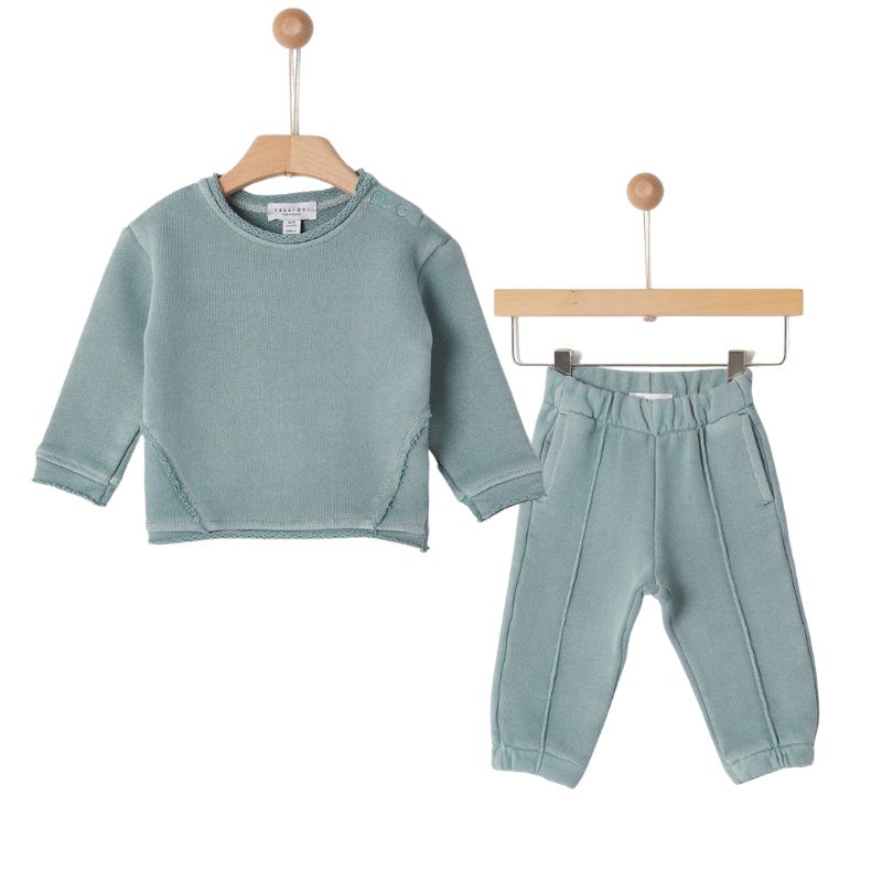 Yell-Oh Mint Sweat Set