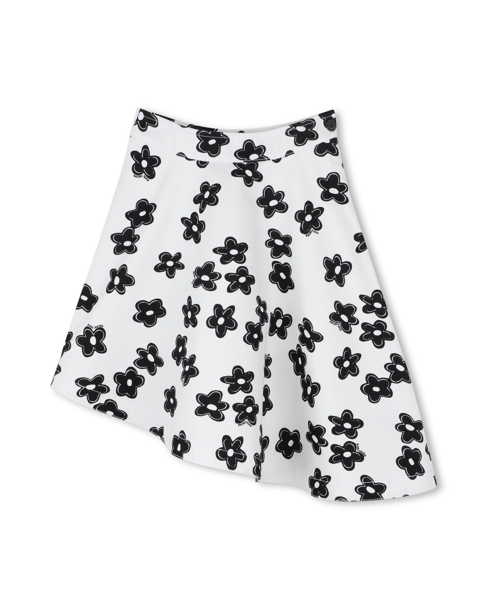 Little Marc Jacobs Ivory Asymetrical Skirt in Cotton Drill