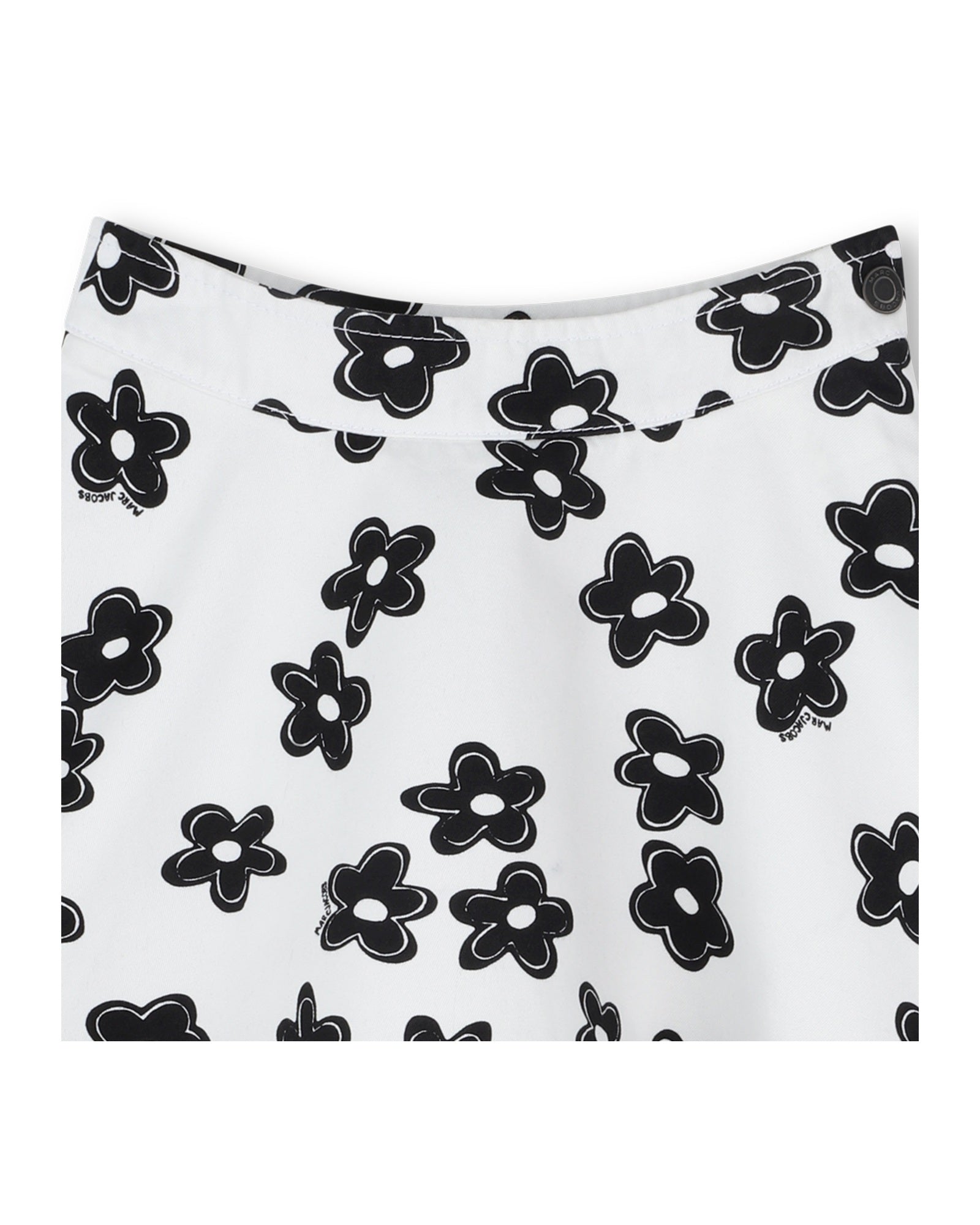Little Marc Jacobs Ivory Asymetrical Skirt in Cotton Drill