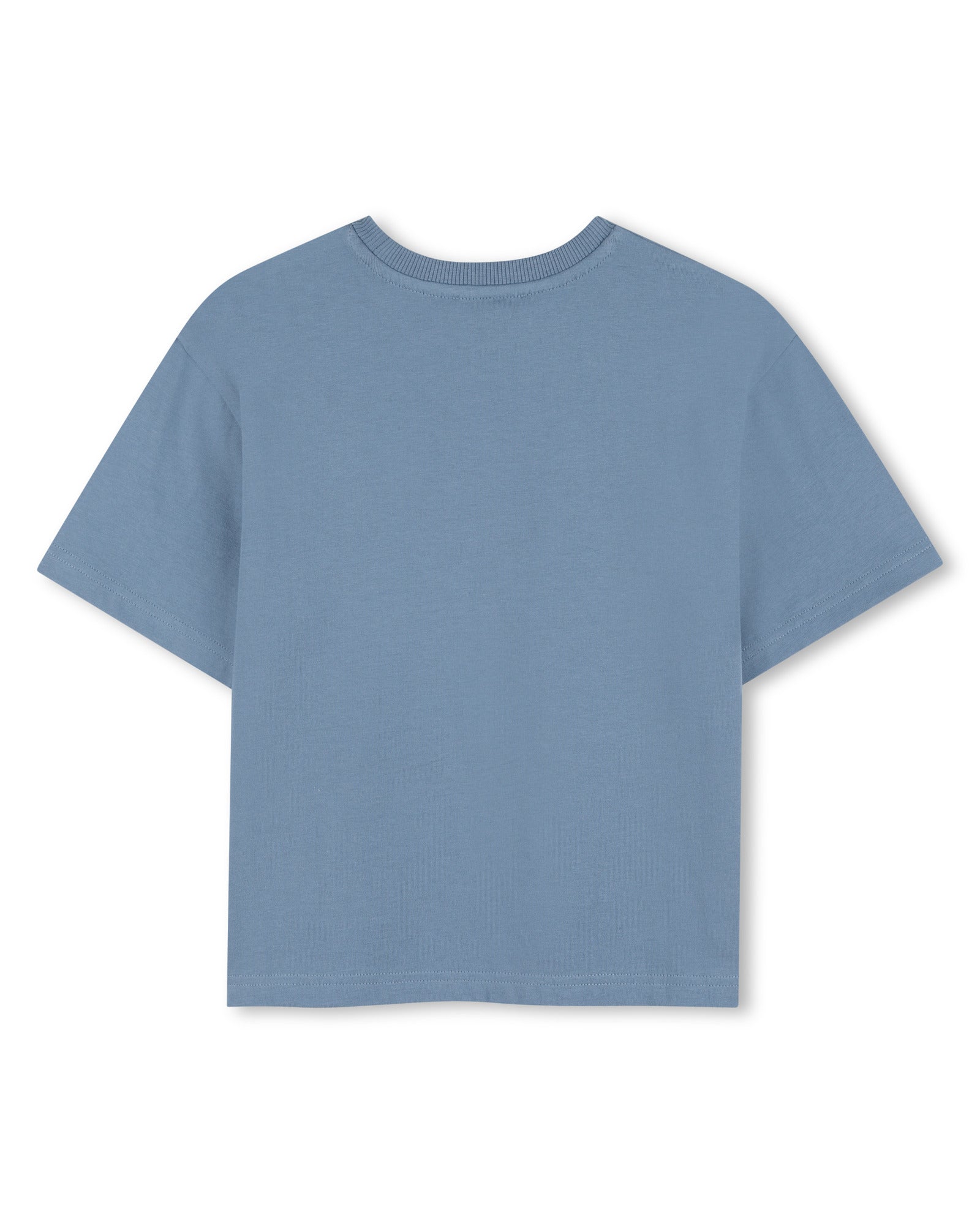 Little Marc Jacobs Slate Blue Short Sleeve Cotton Jersey T-Shirt