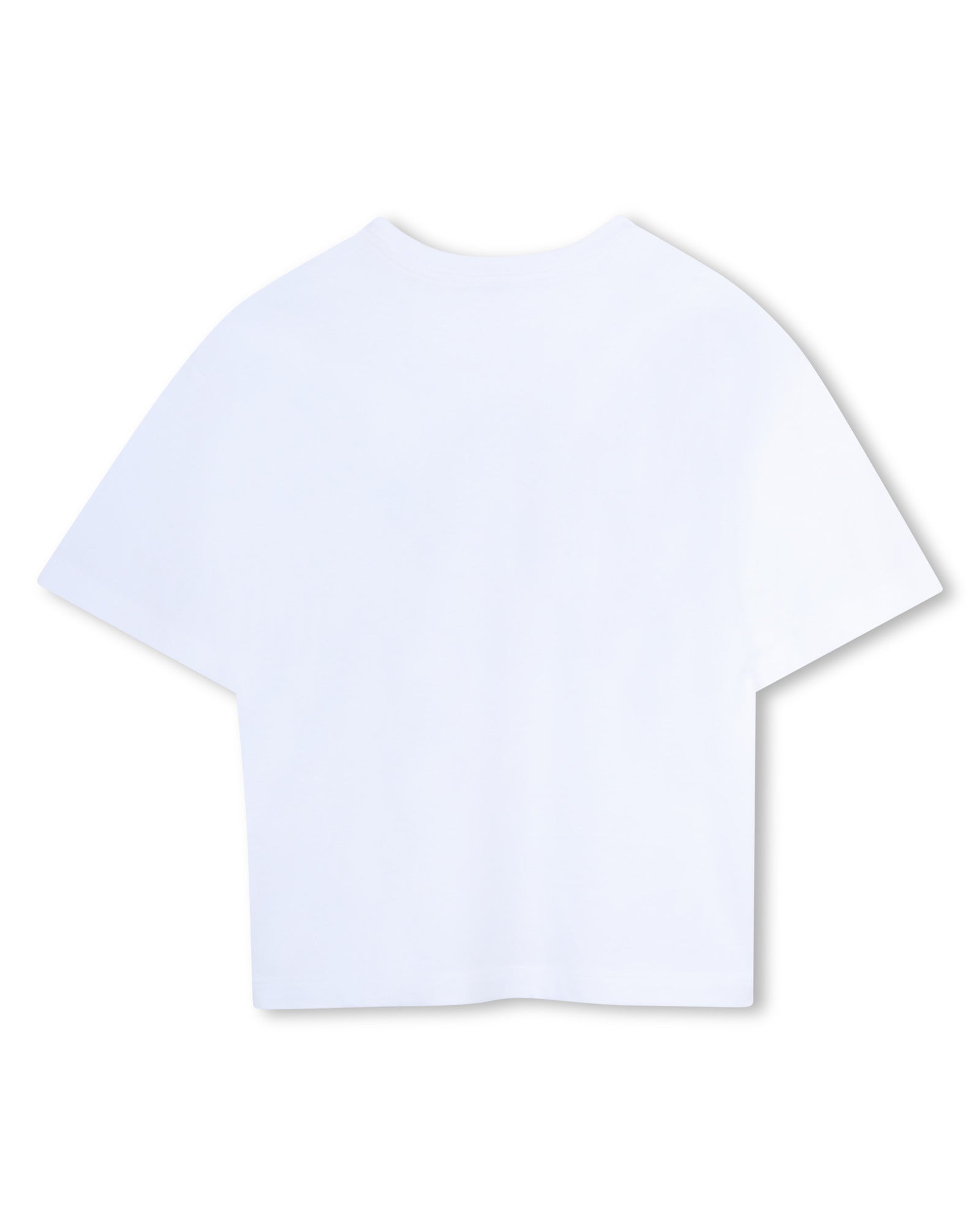Little Marc Jacobs Green White T-Shirt in Cotton Jersey
