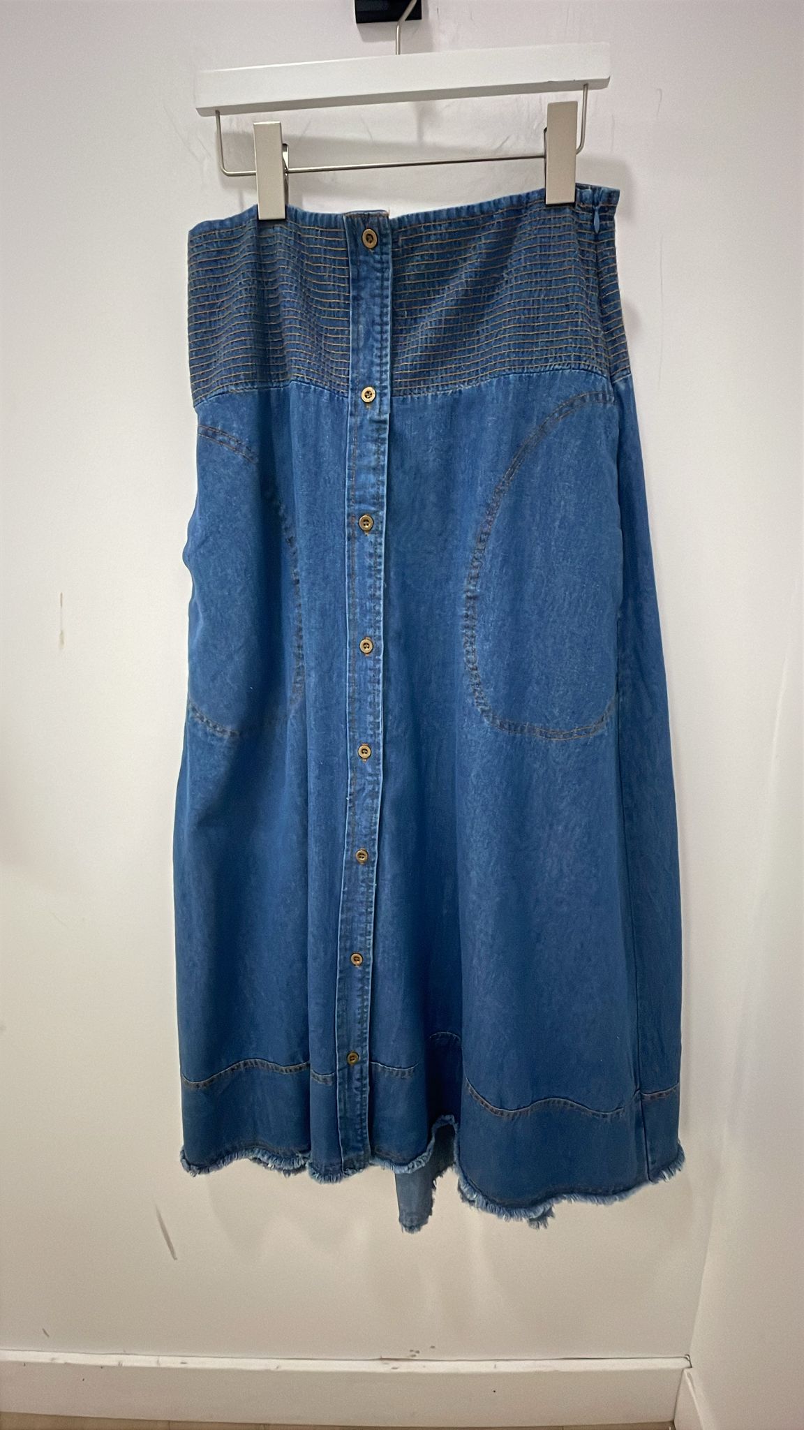 Thread Apparel Dark Blue Denim Skirt