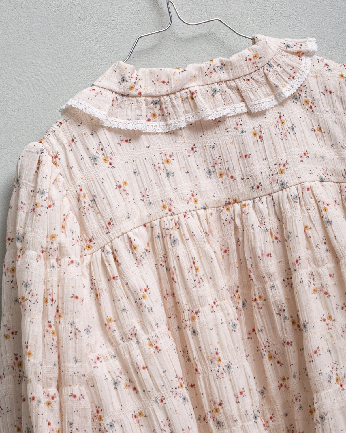 Cosmosophie Cream with Floral Print Alma Dress