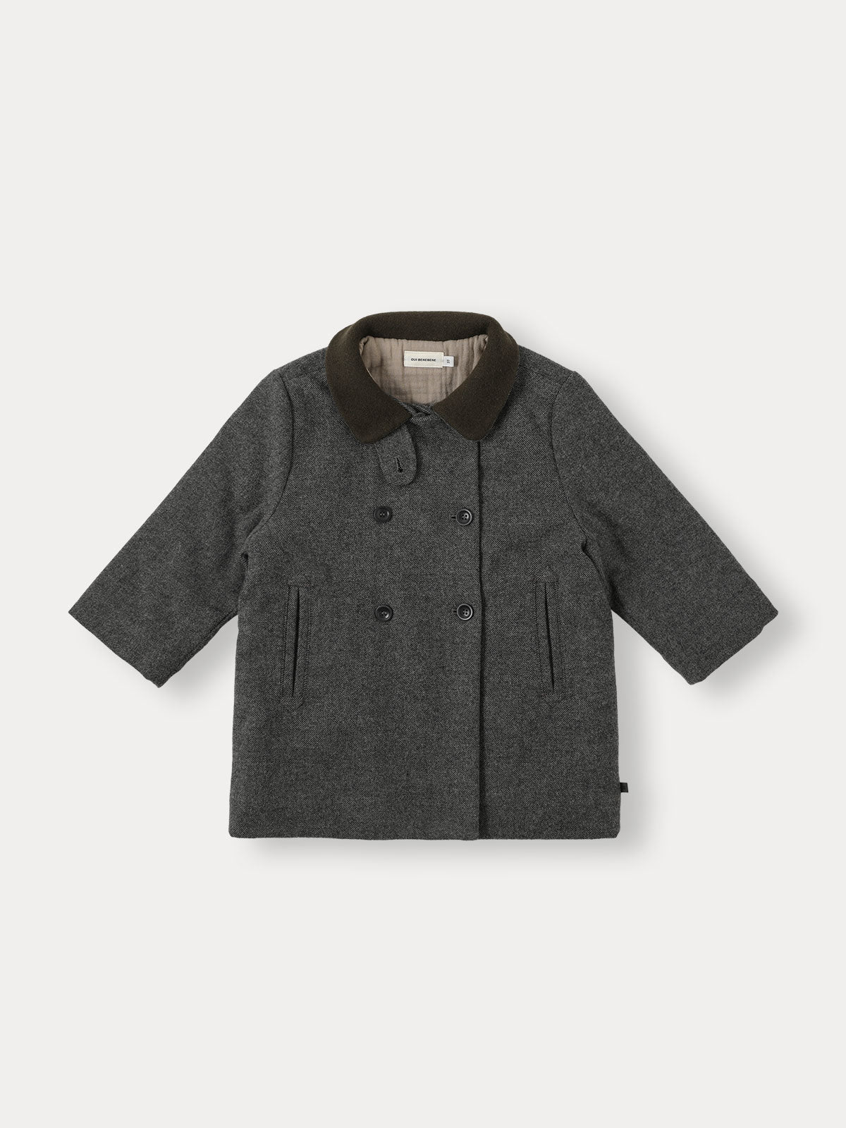 Bene Bene Bene High Neck Wool Coat