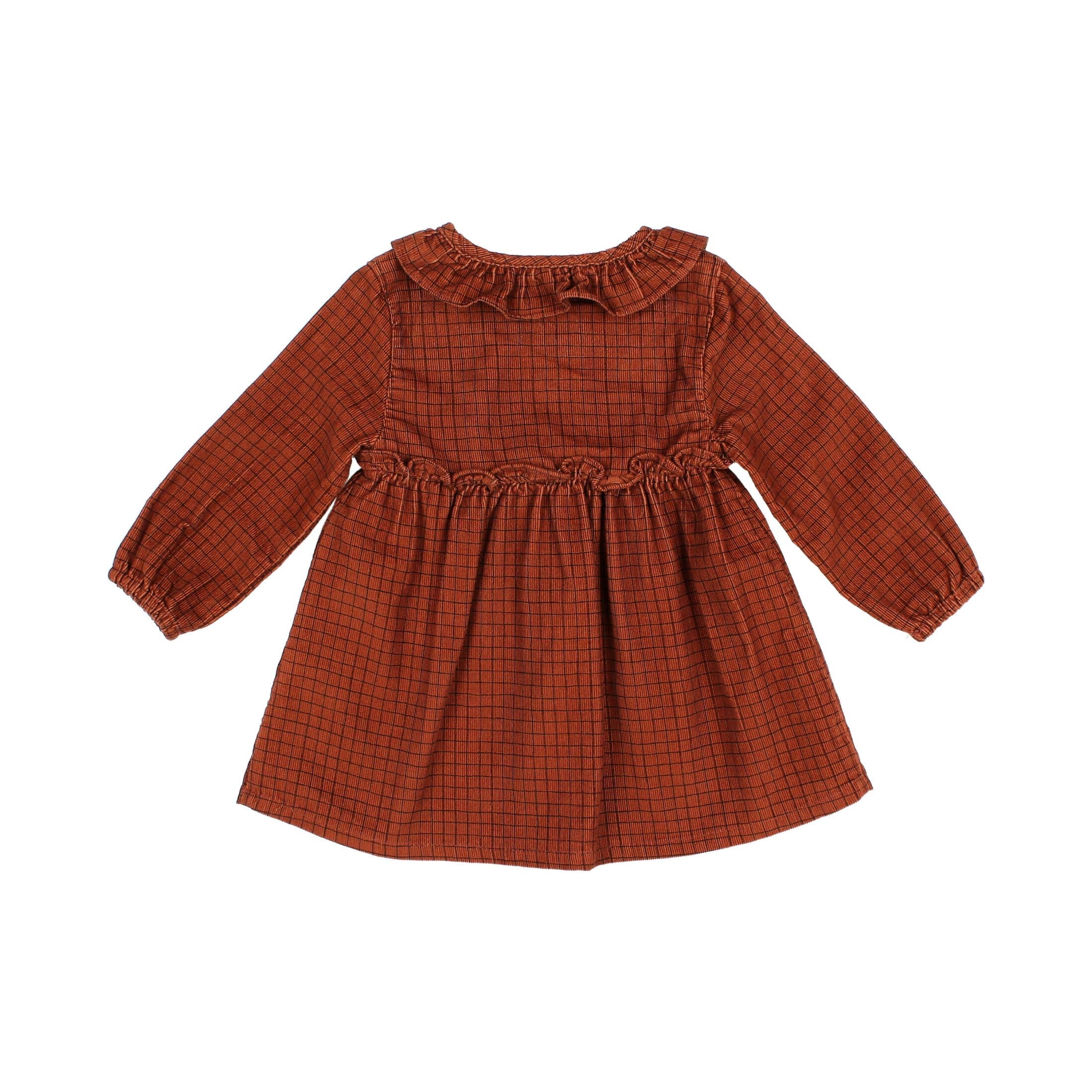 Buho Brick Mini Checked Dress