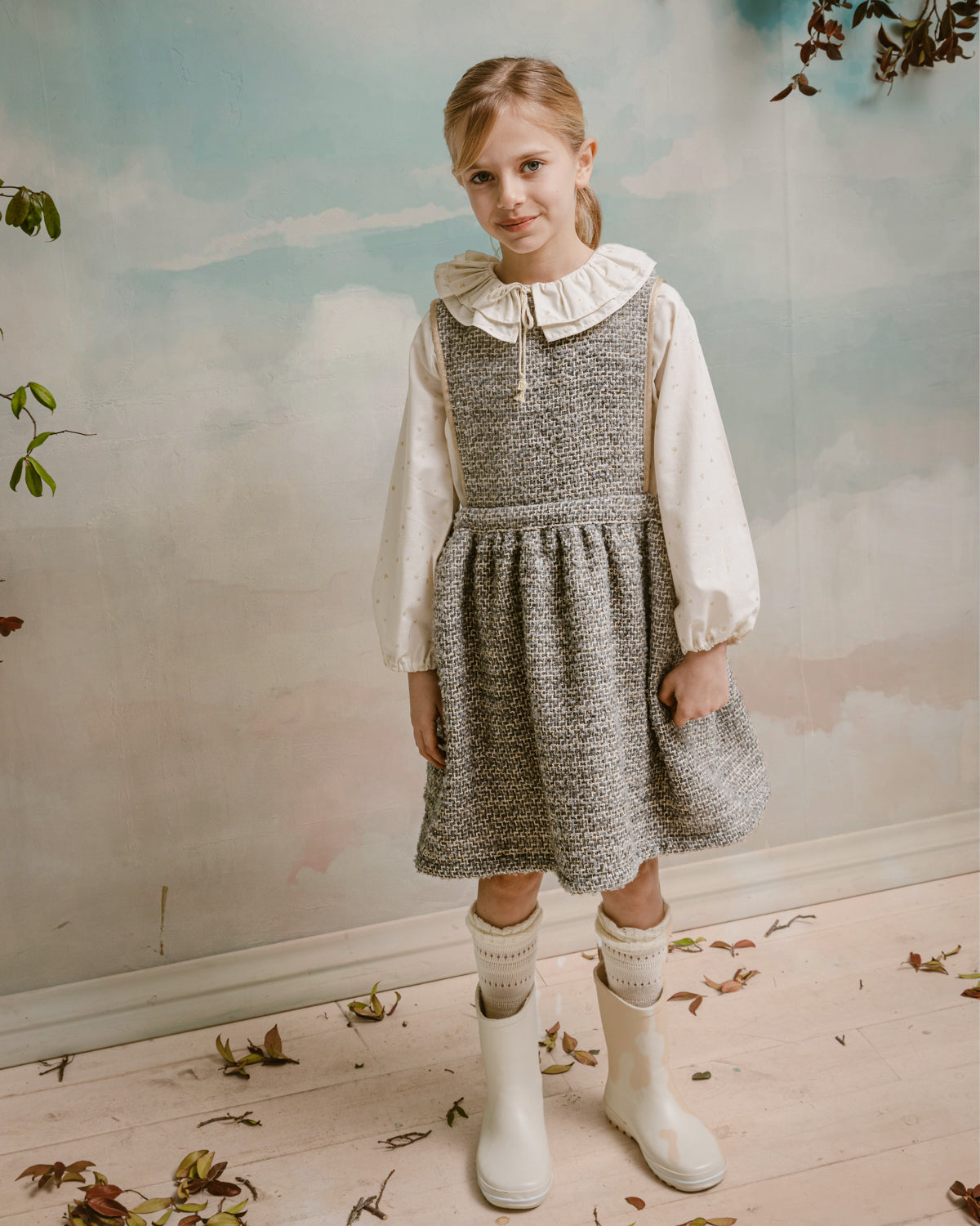 Cosmosophie Grey Wool Hermes Jumper