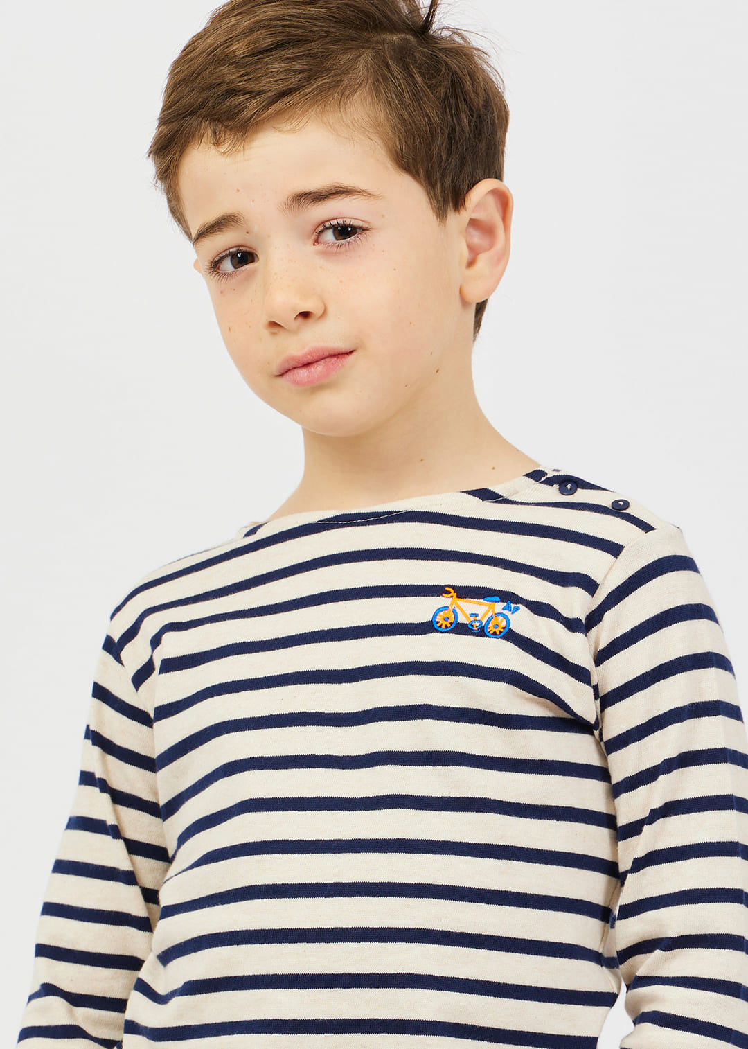 Arsene Baby Navy Mariniere Shirt
