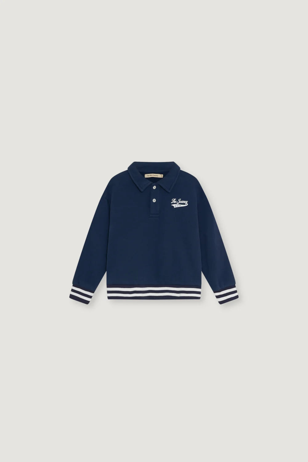 The New Society Boys Black Iris Misty Polo