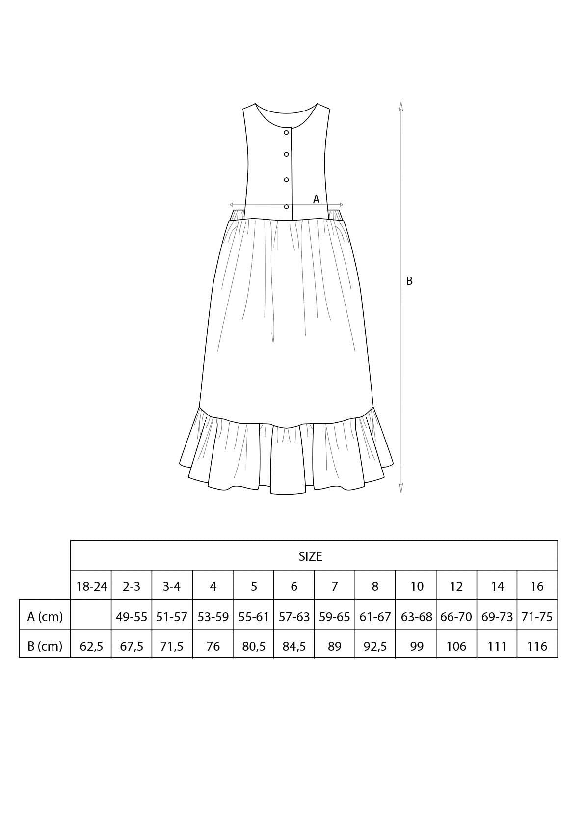 Popelin Ivory and Taupe Dress