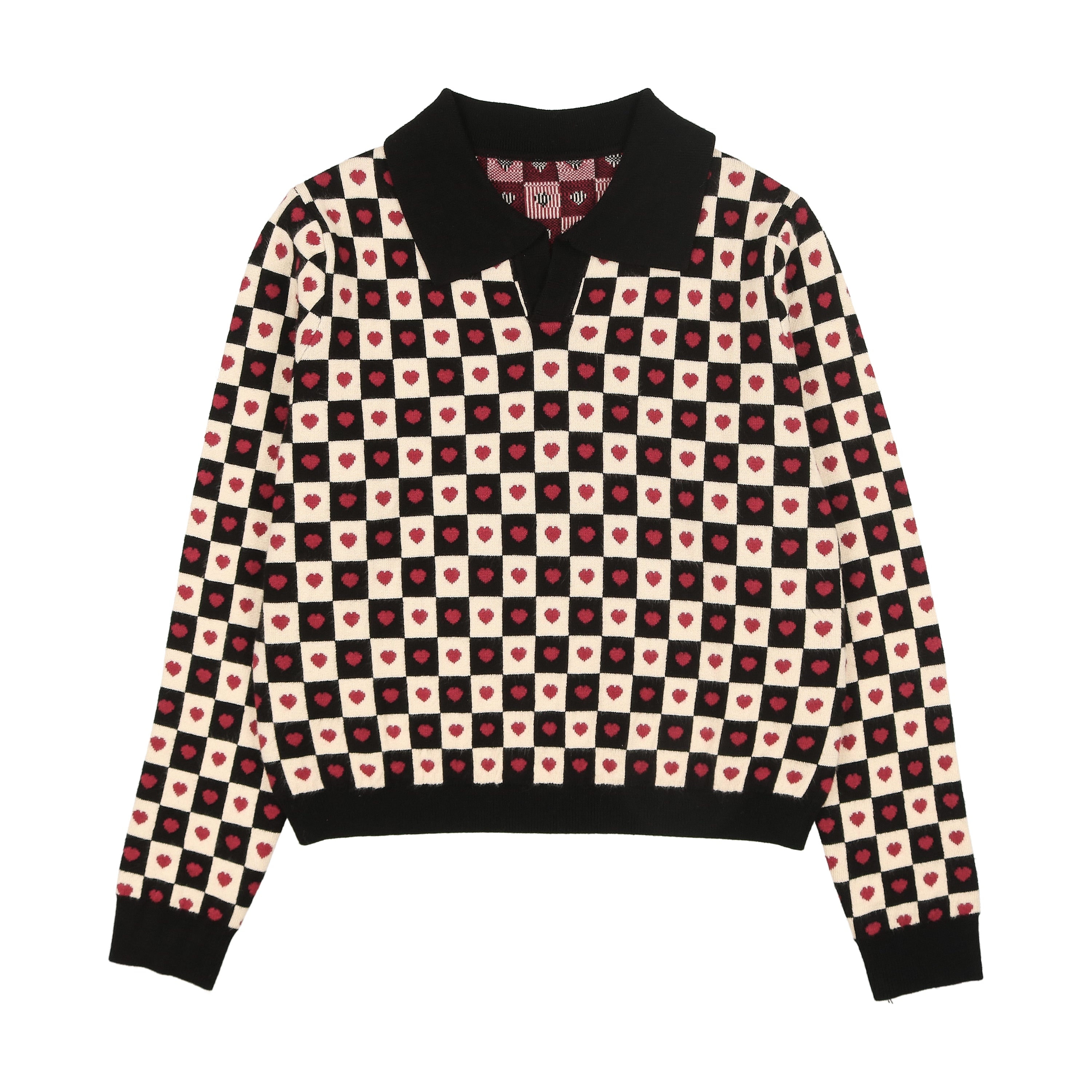 Urban Edge Checkered Heart Polo