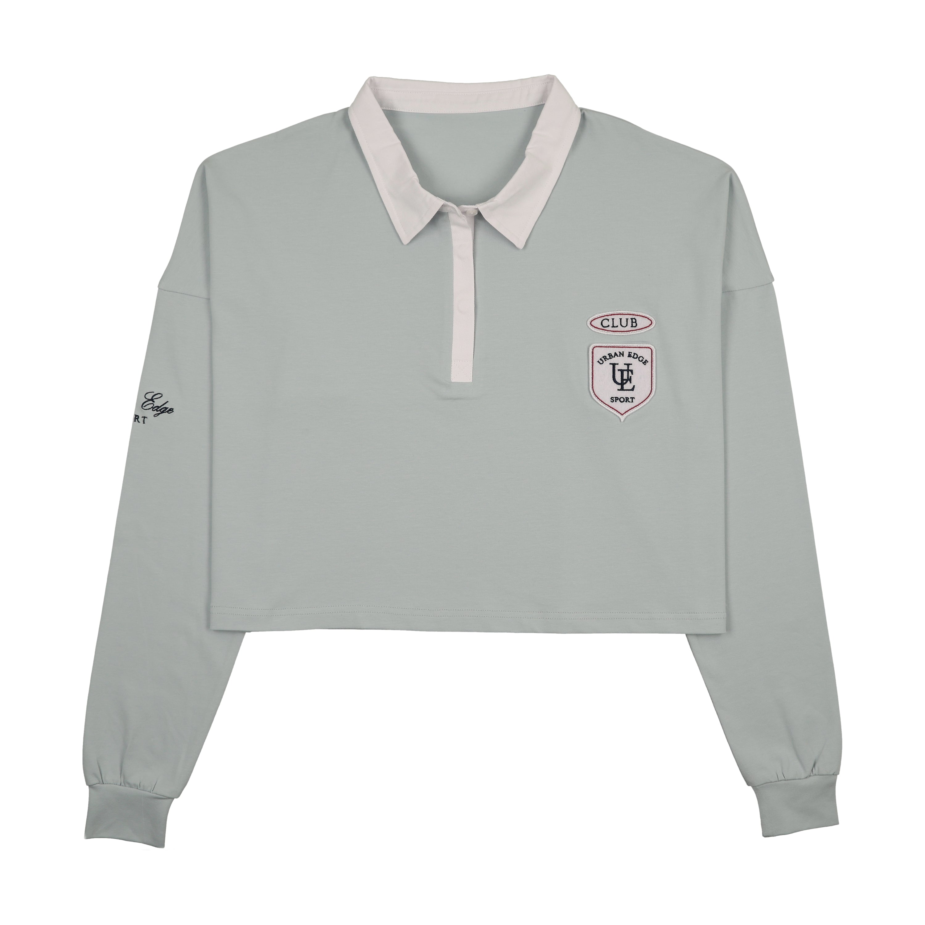 Urban Edge Light Blue Rugby Tee