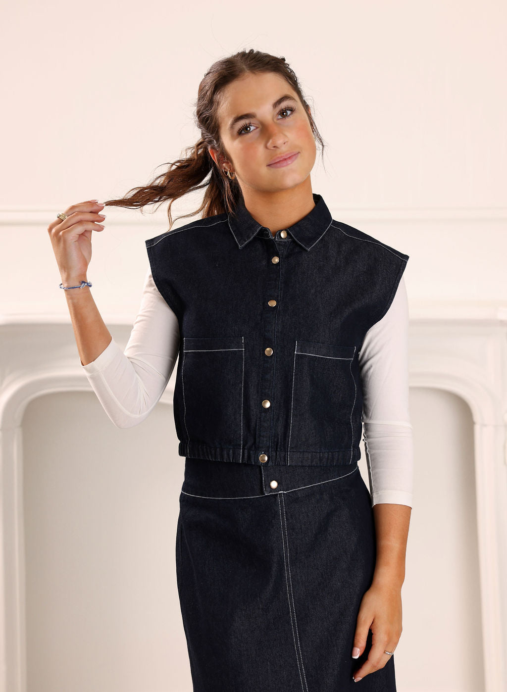 Gem Denim Shirt
