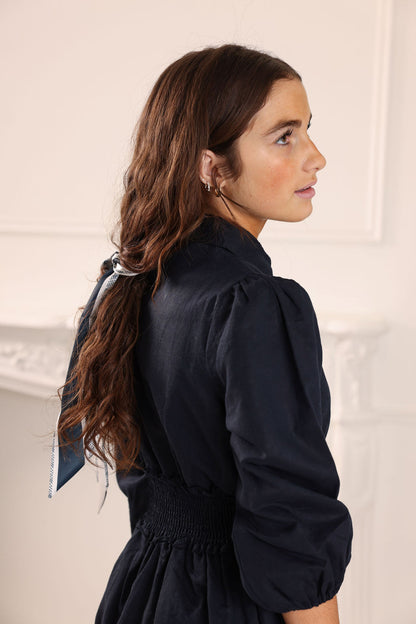 Gem Navy Shirt Dress