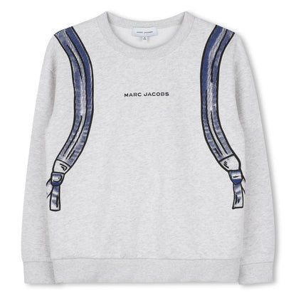 Little Marc Jacobs Boys Light Heather Gray Sweatshirt
