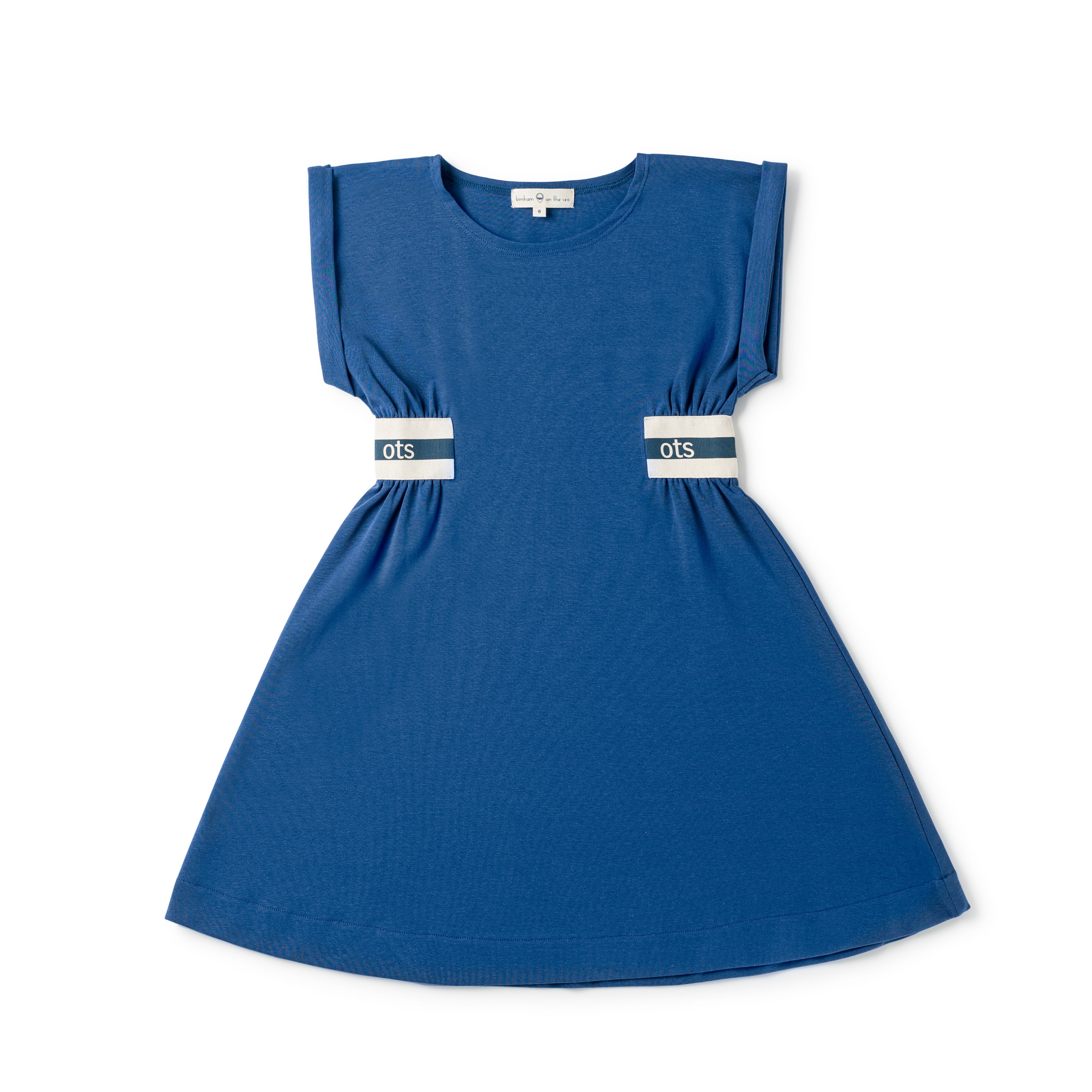 Birnham on the Sea Blue Logo Waisted Dress