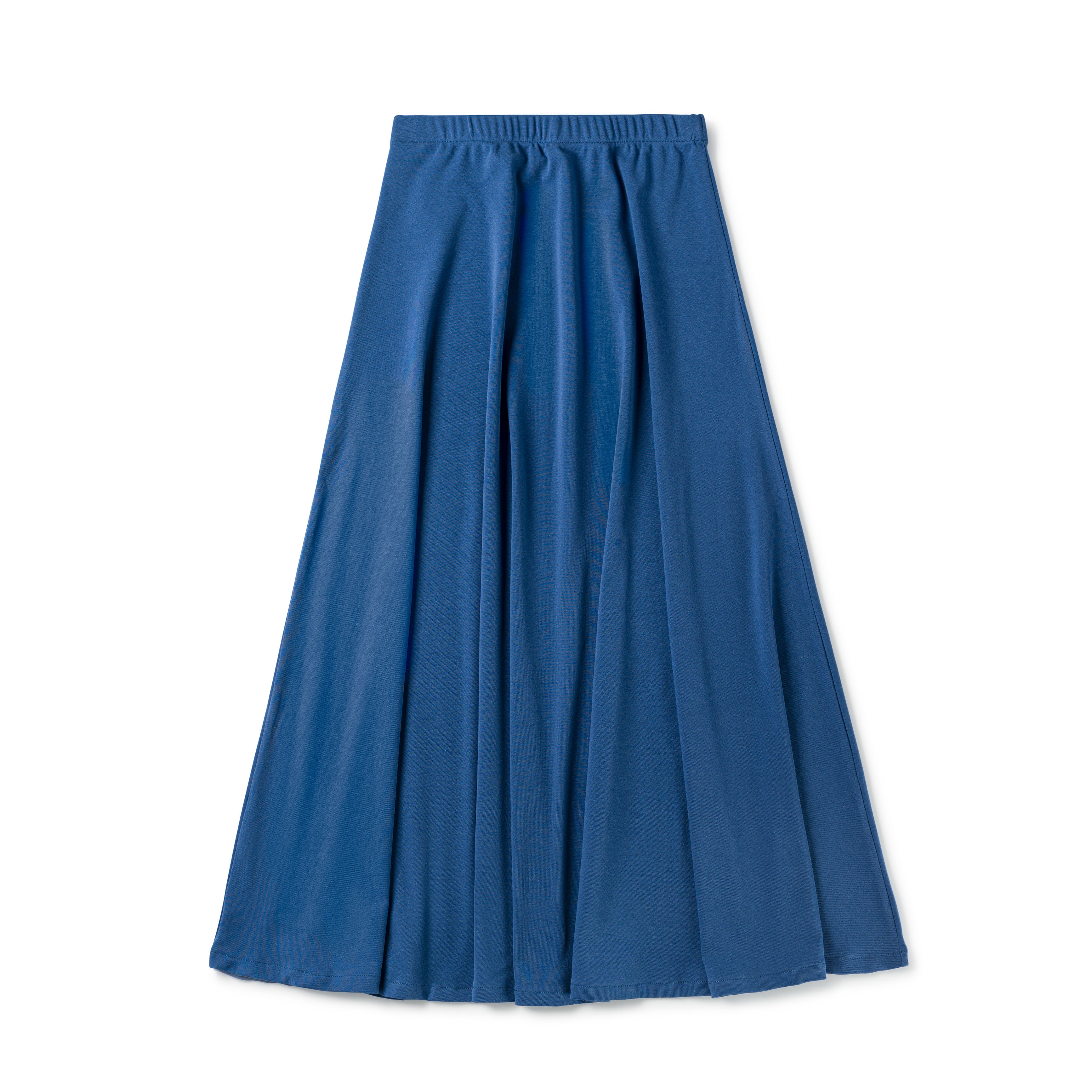 Birnham on the Sea Teen English Blue A-Line Skirt