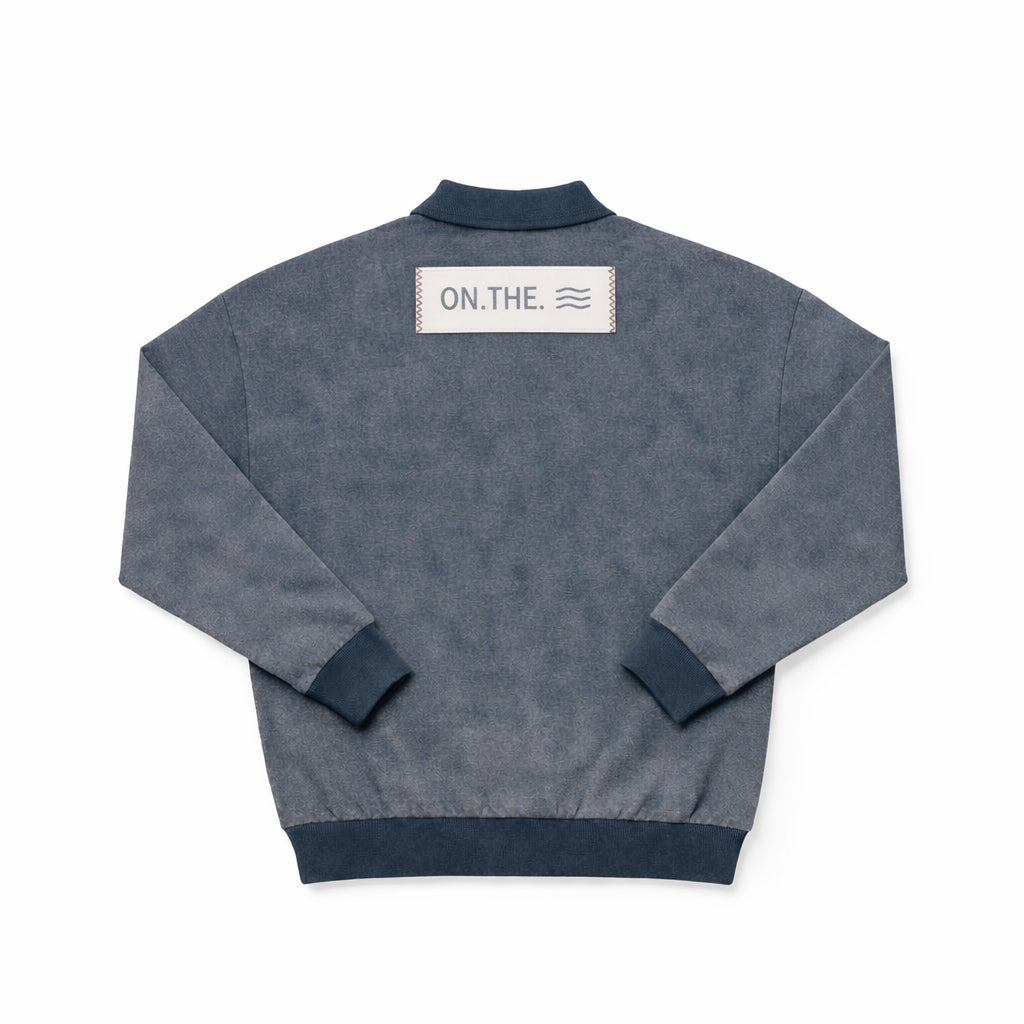 Birnham on the Sea Boys Navy Wash Boy Sweatshirt Polo
