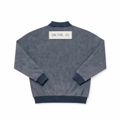 Birnham on the Sea Boys Navy Wash Boy Sweatshirt Polo