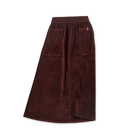 Birnham on the Sea Teens Brick Corduroy Midi Pocket Skirt