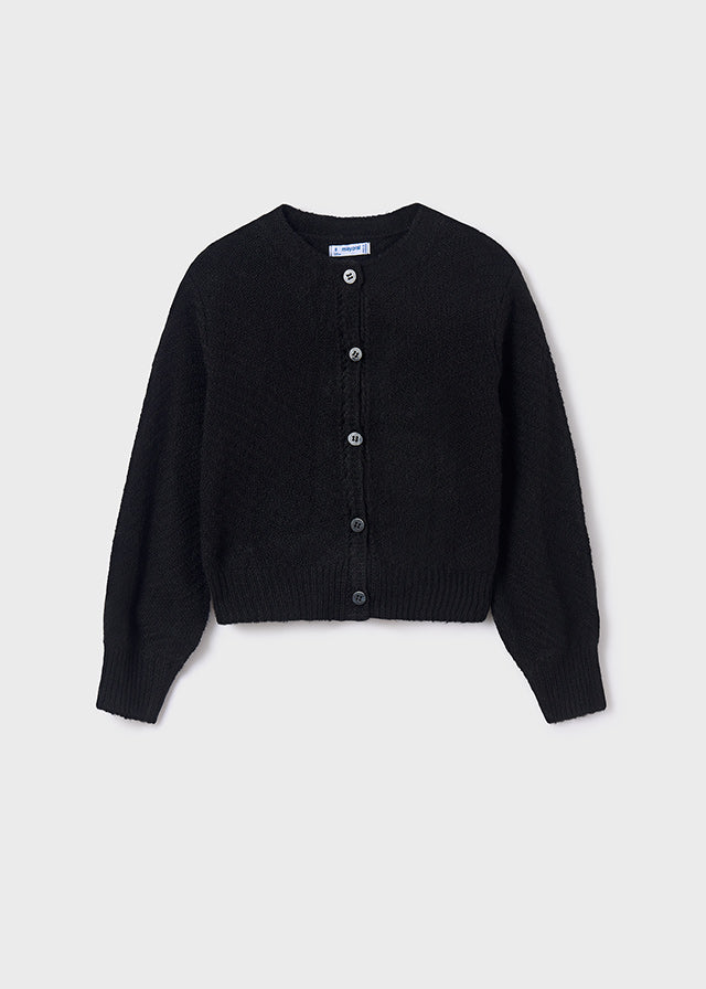 Mayoral Black Knitted (7311-49) Cardigan