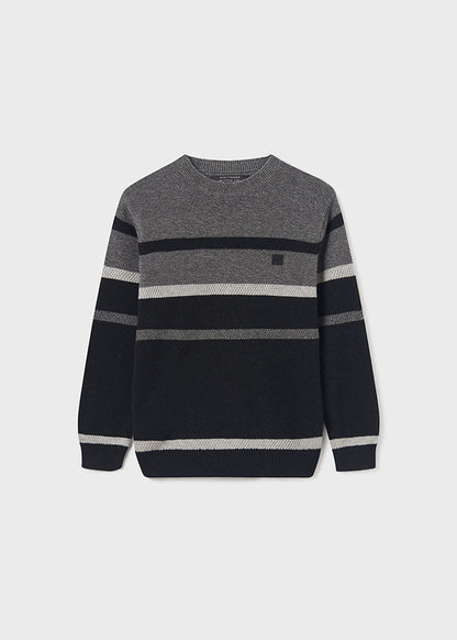 Mayoral Black Colorblock (7385-59) Sweater