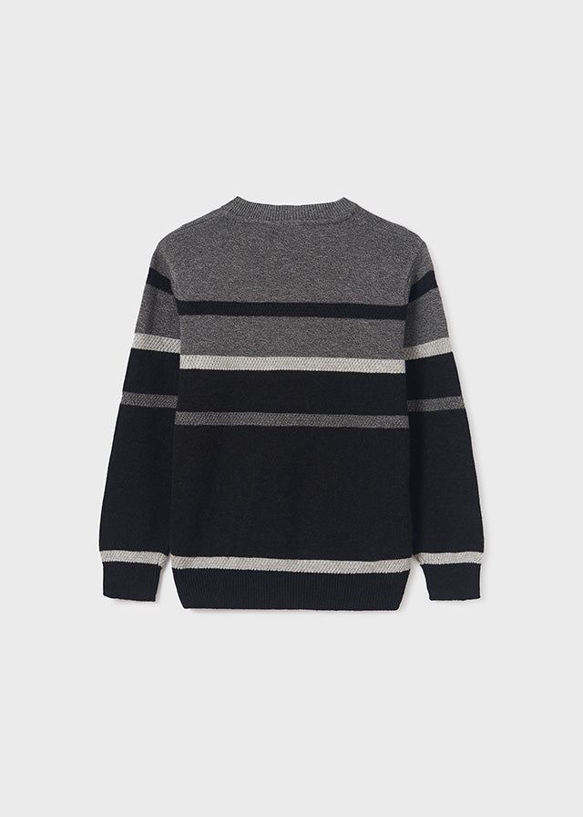 Mayoral Black Colorblock (7385-59) Sweater