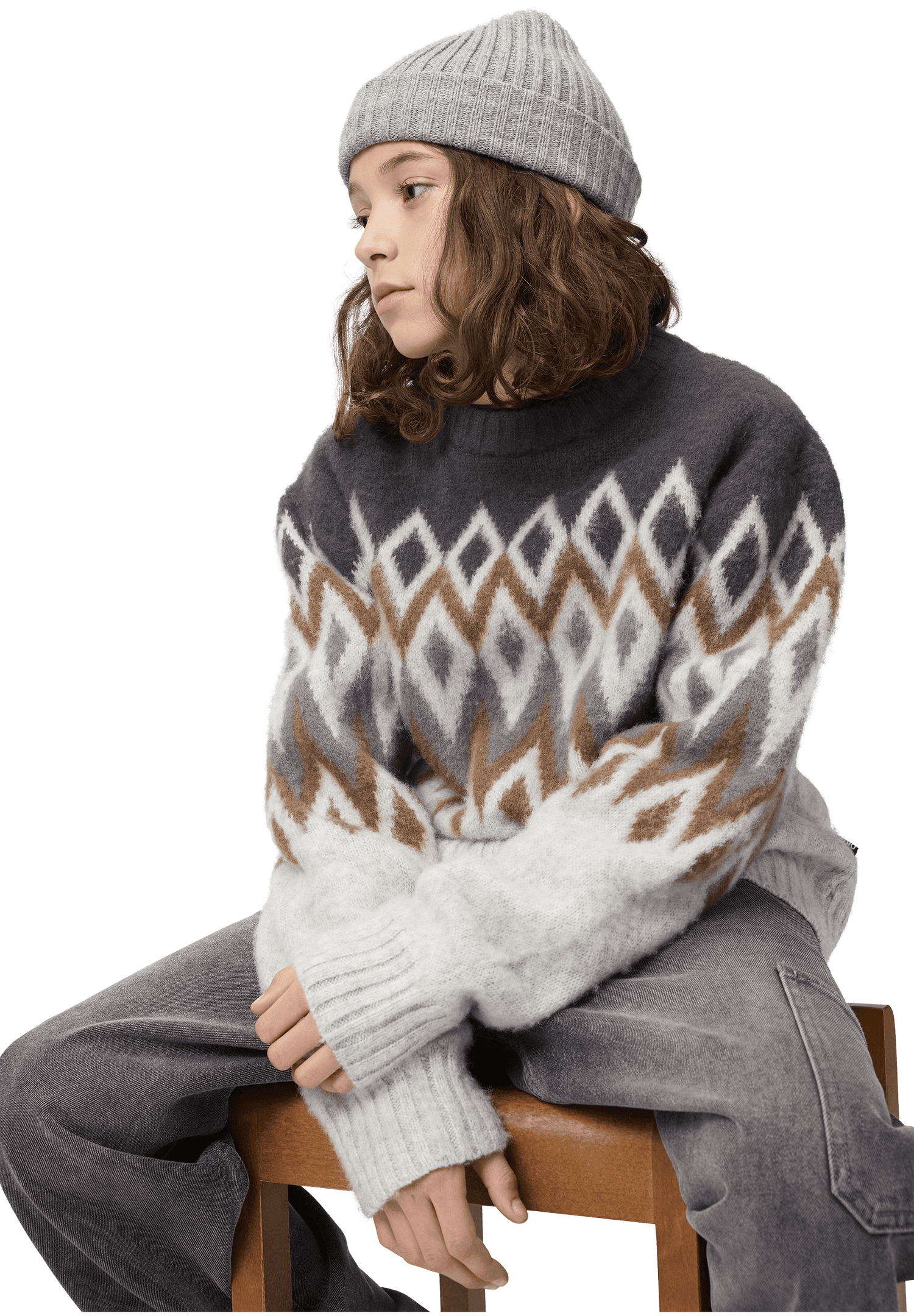 Molo Boys Baes Nordic Nordic Stone Sweater