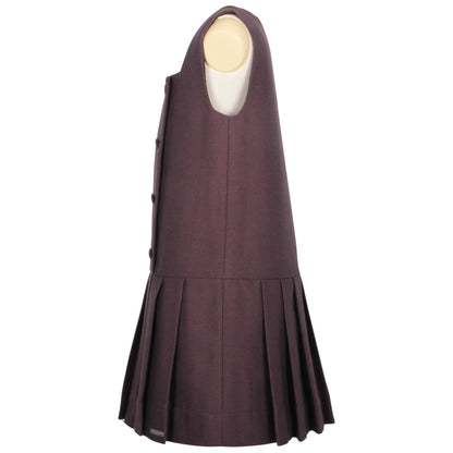 Jessie &amp; James Brown Herringbone Nelly Pinafore