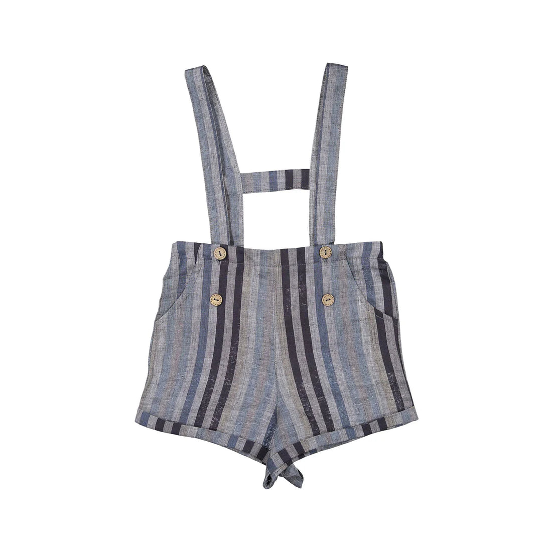 Noma Navy Wide Striped Overall