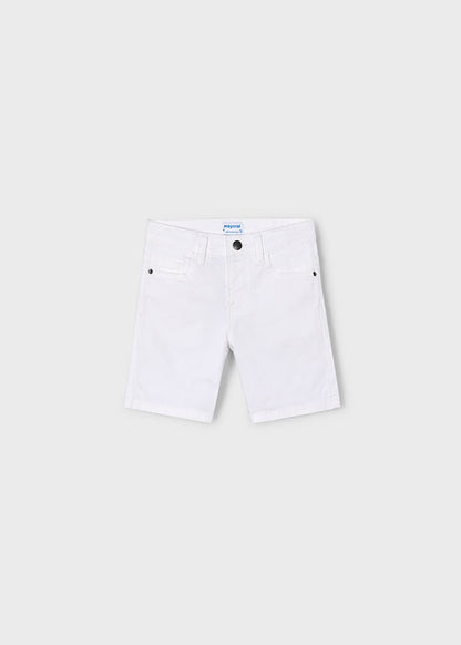 Mayoral Basic 5 Pockets Twill Shorts White - 204