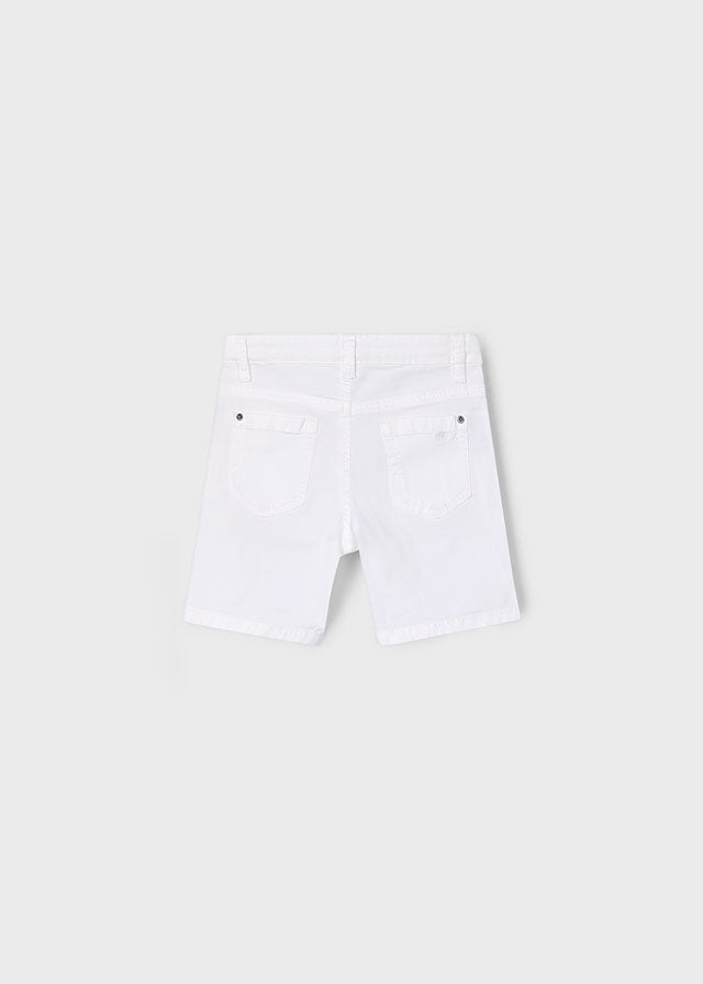 Mayoral Basic 5 Pockets Twill Shorts White - 204