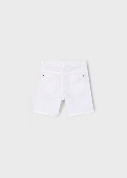 Mayoral Basic 5 Pockets Twill Shorts White - 204