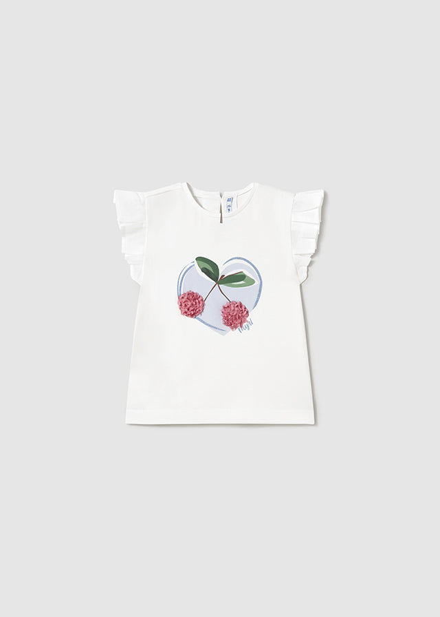 Mayoral T-Shirt White-Blue - 1042