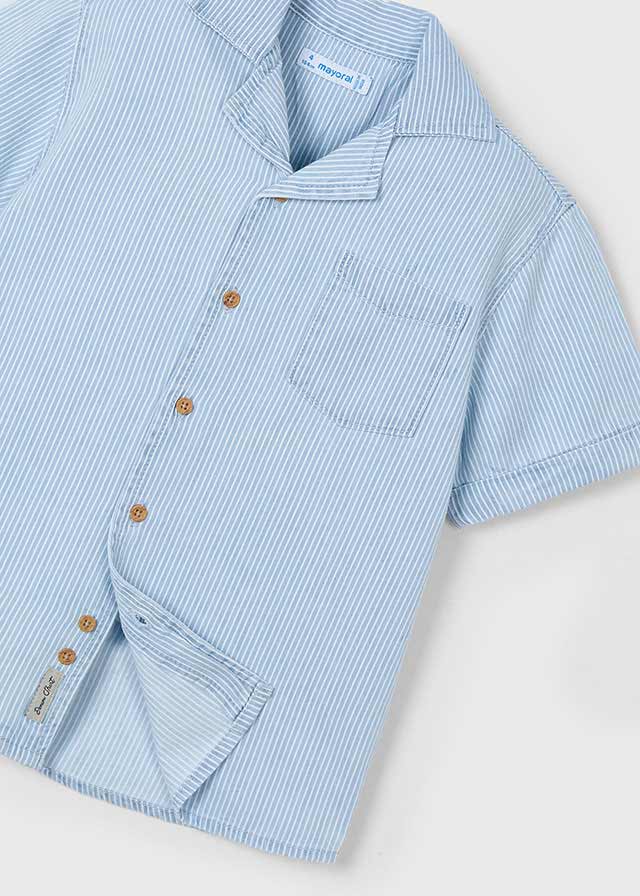 Mayoral Denim T-Shirt with Stripes - 3116