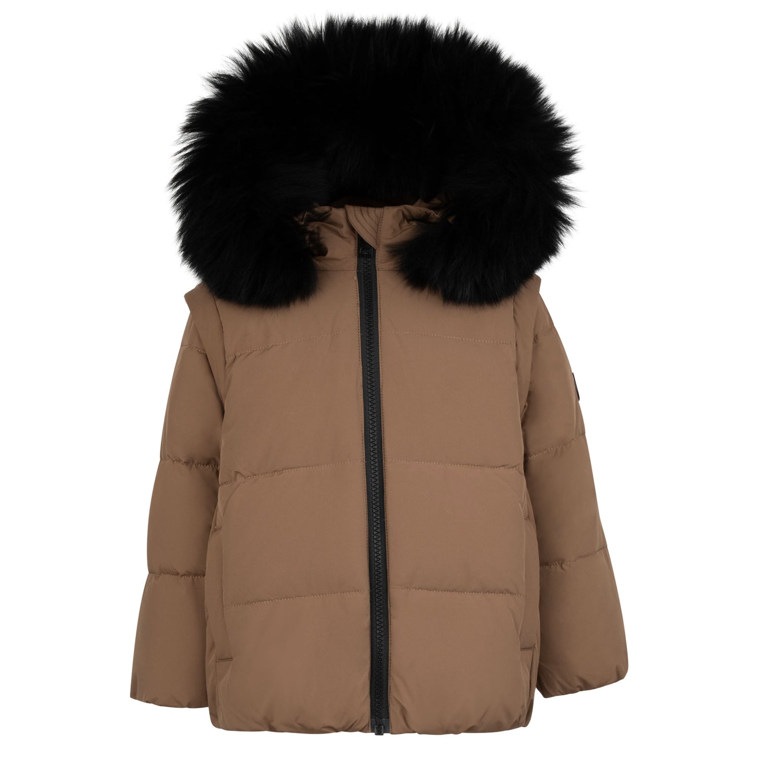 Pramie Little Boys Jacket Tan