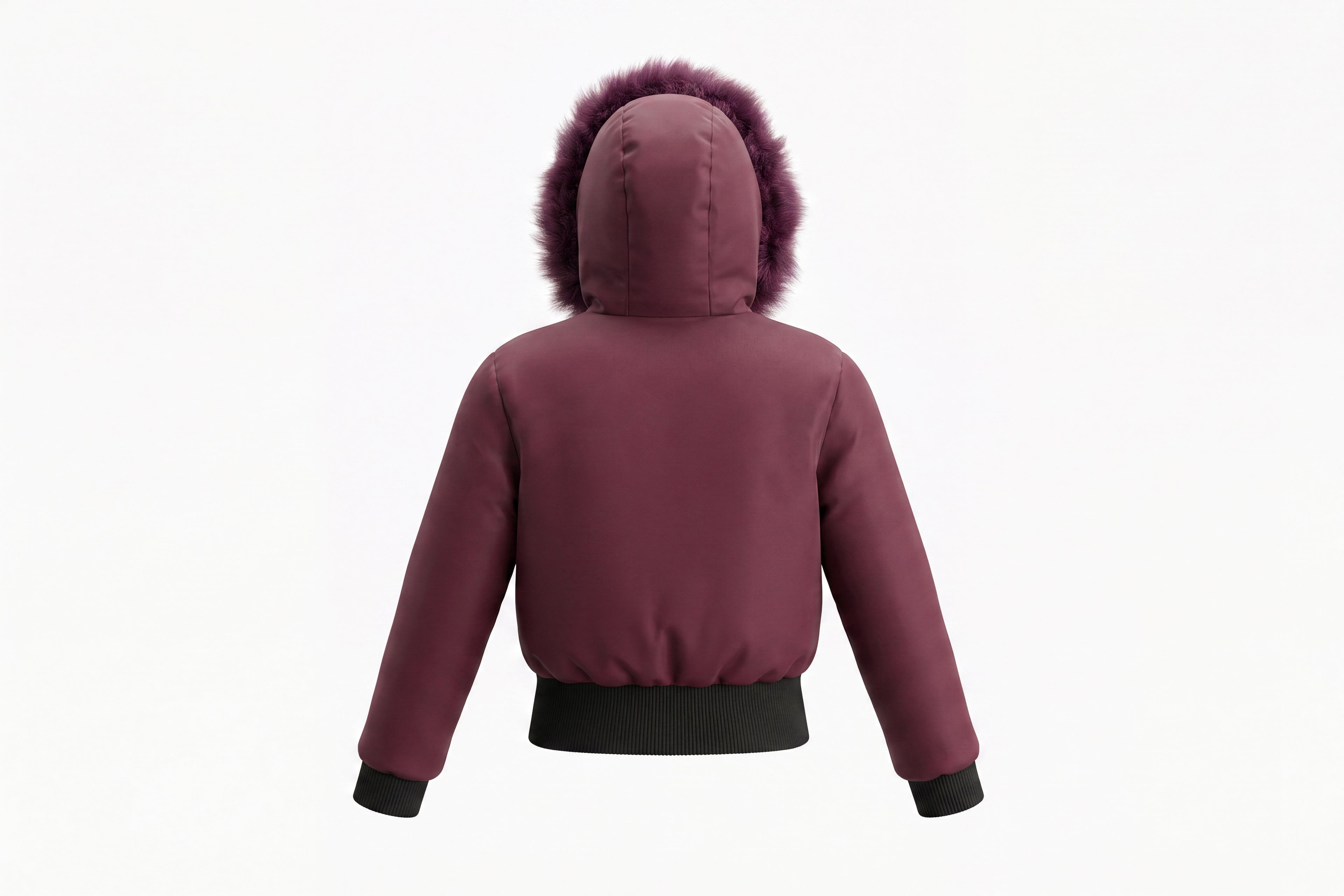 Pramie Girls Burgundy Bomber Jacket