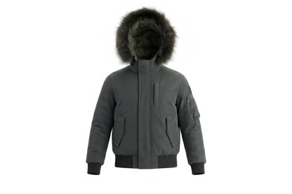 Pramie Boys Matte Green Jacket