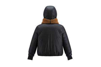 Pramie Girls Tan/Black Shawl Jacket