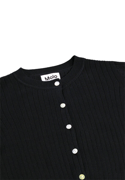 Molo Girls Gloria Black Cardigan