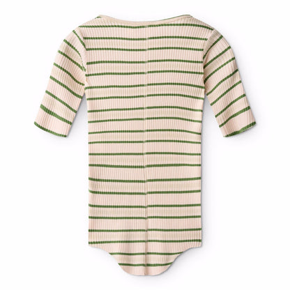 Molo Cloud Green Stripe T-shirt Short Sleeves