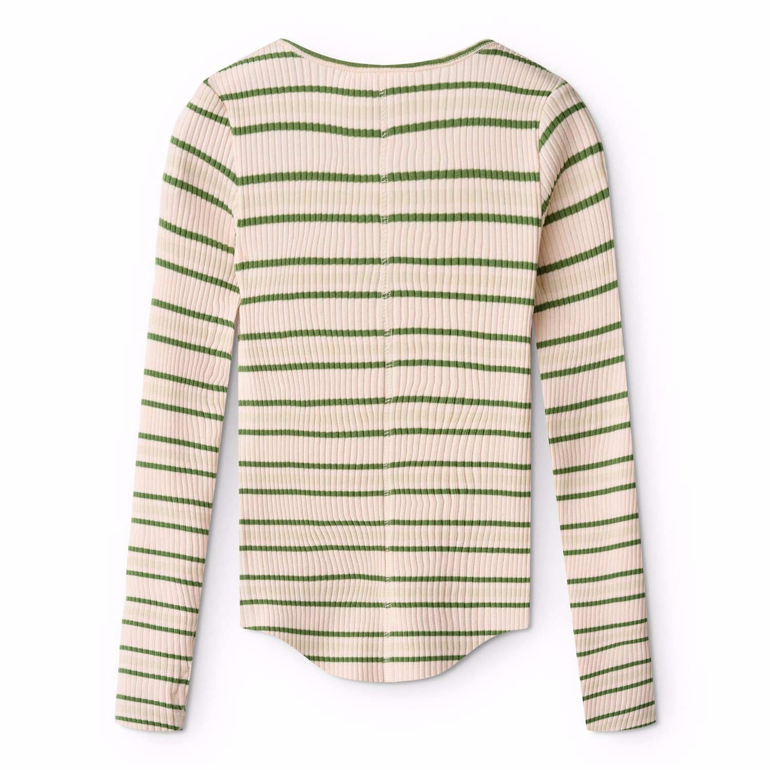 Molo Cloud Green Stripe T-shirt Long Sleeve