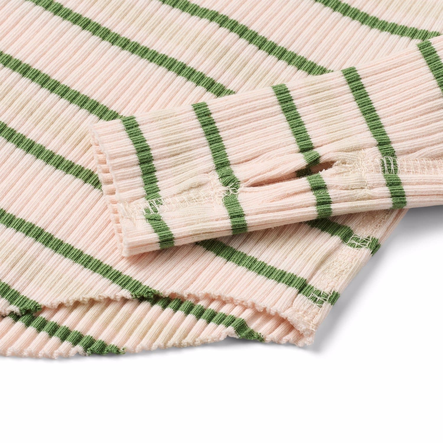 Molo Cloud Green Stripe T-shirt Long Sleeve
