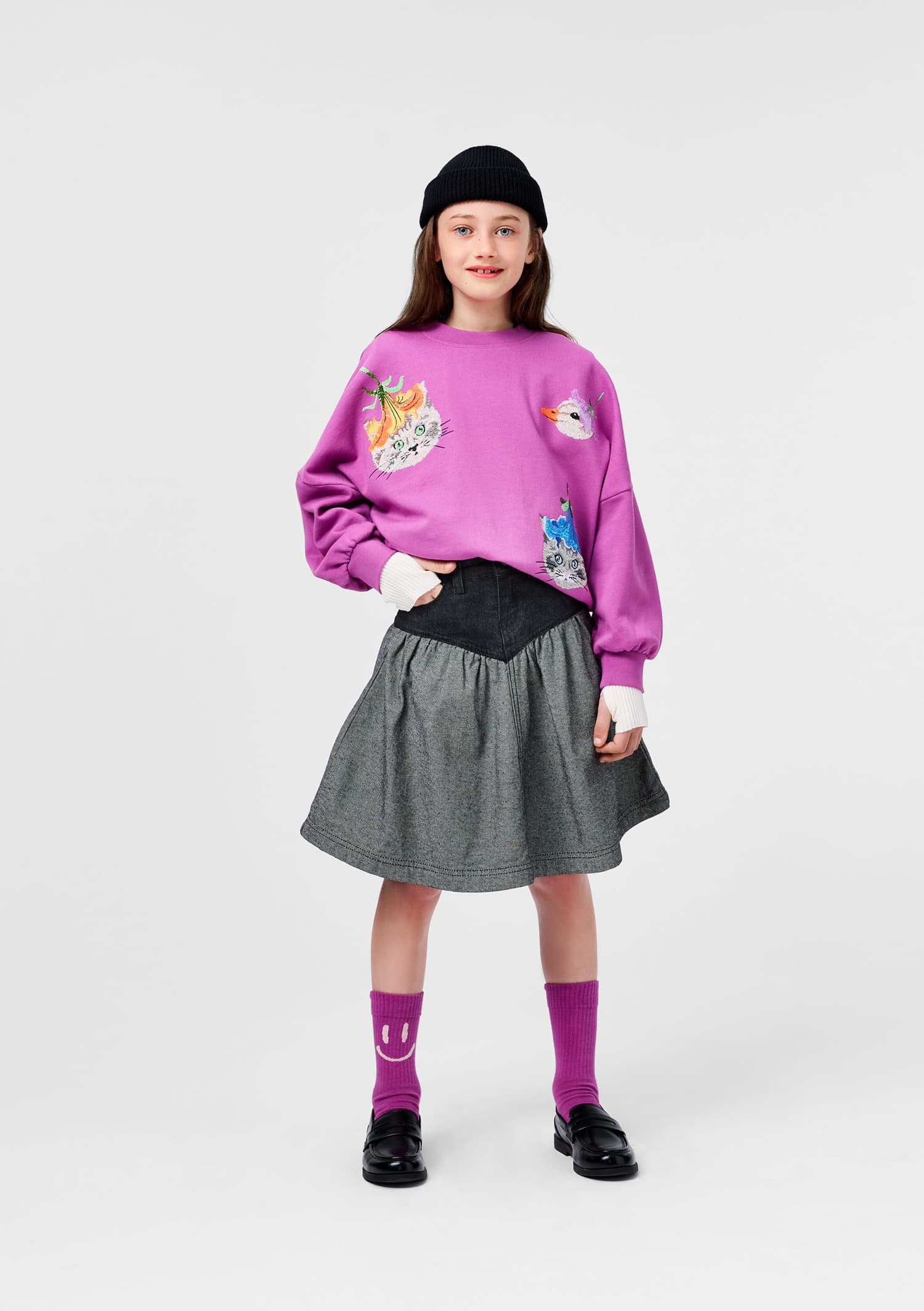 Molo Two Sides Black Skirt