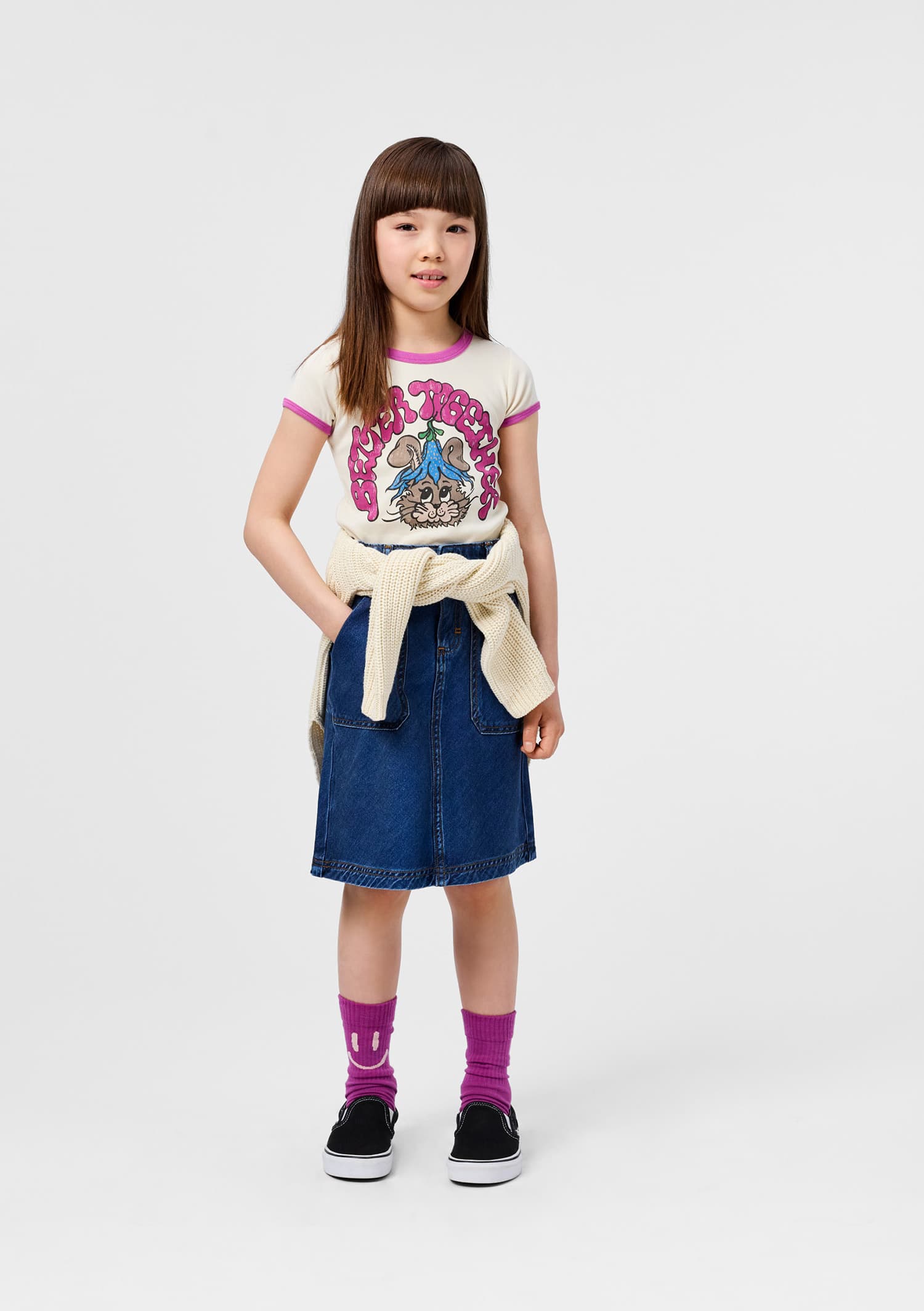 Molo Washed Blue Skirt