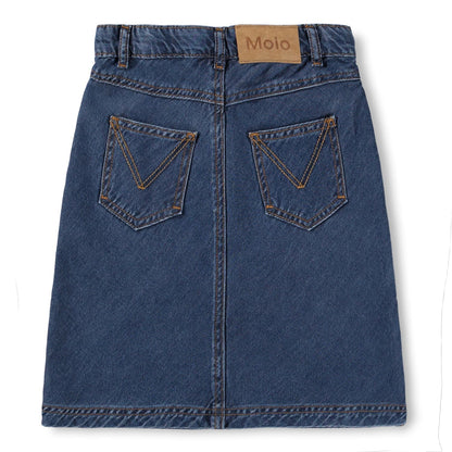 Molo Washed Blue Skirt