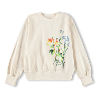 Molo Pearled Ivory Sweatshirt